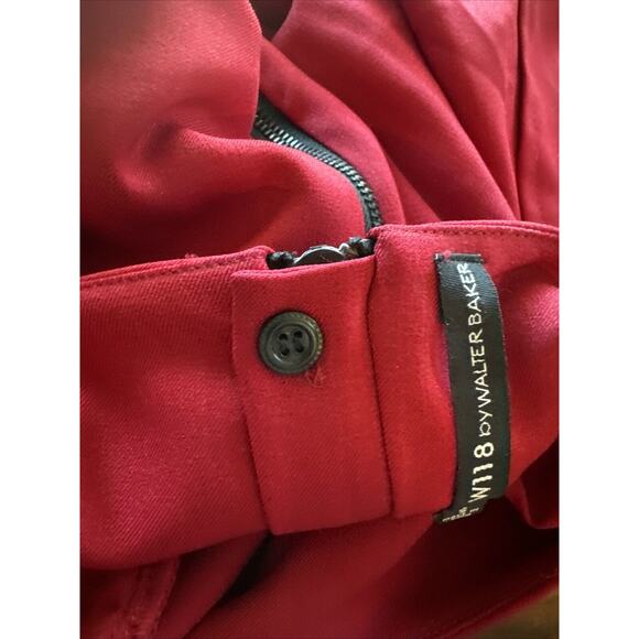 W118 By Walter Baker Size Small Hollie Dress Red Style W7961 - Picture 10 of 14